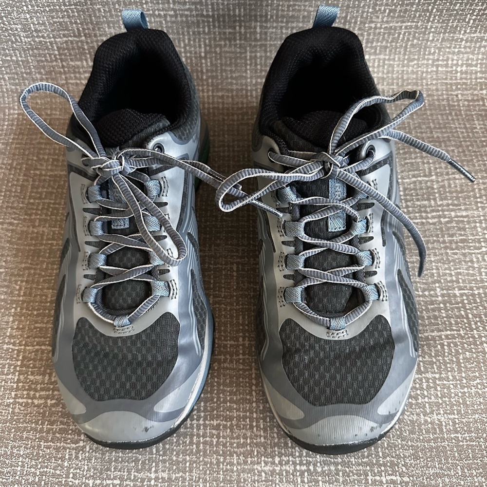 Merrell Womens Siren Edge 3 Hiking Shoes Gray Black Size 7.5 W Waterproof